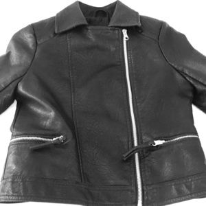 Faux leather jacket